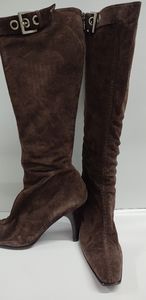 Gorgeous suede Prada knee length boots